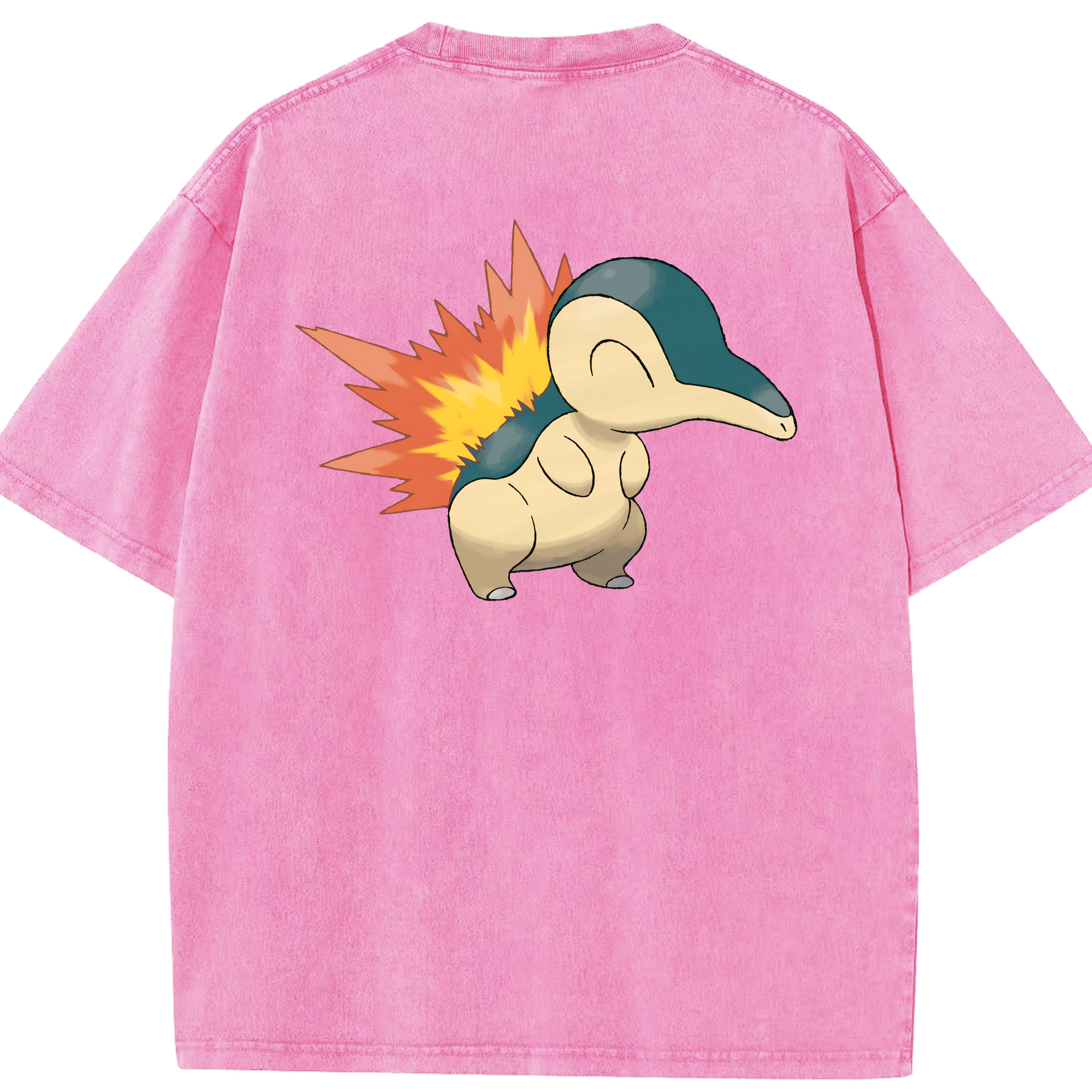 （画像用） ポケットモンスター Pokémon 綿100% ヴィンテージ風 半袖Tシャツ（背面プリント）
